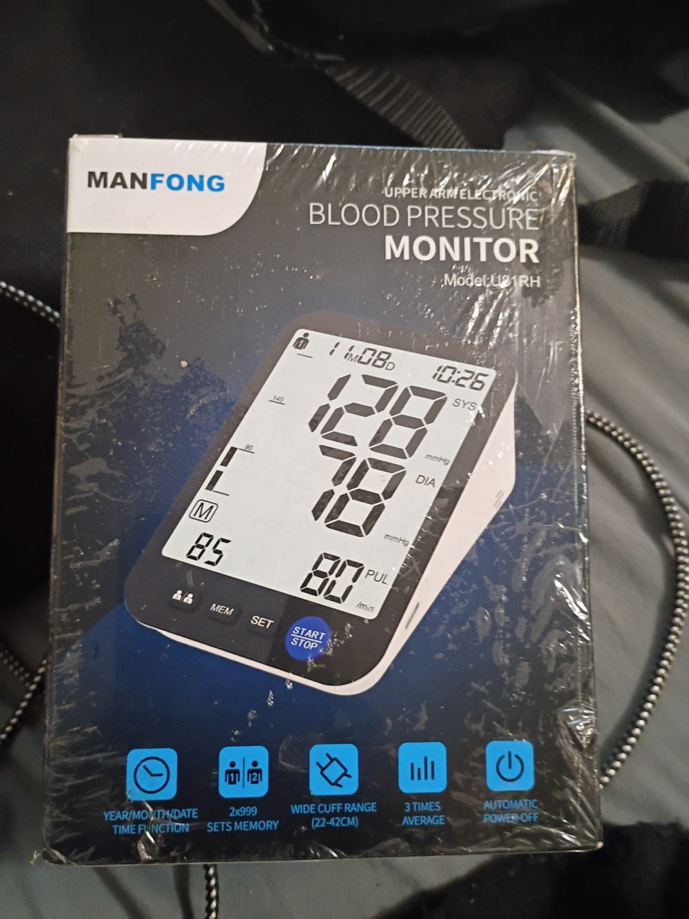 Wearable Blood Pressure Cuff Packaging
